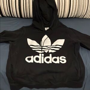 Adidas Black Hoodie with Logo
